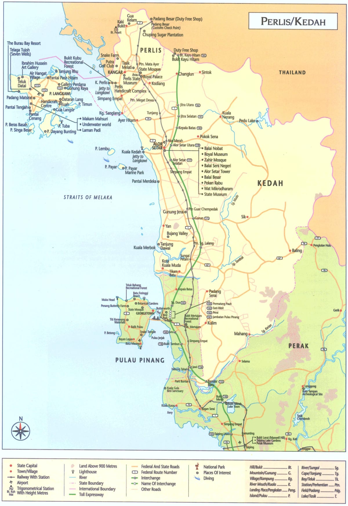 maleisië kedah kaart