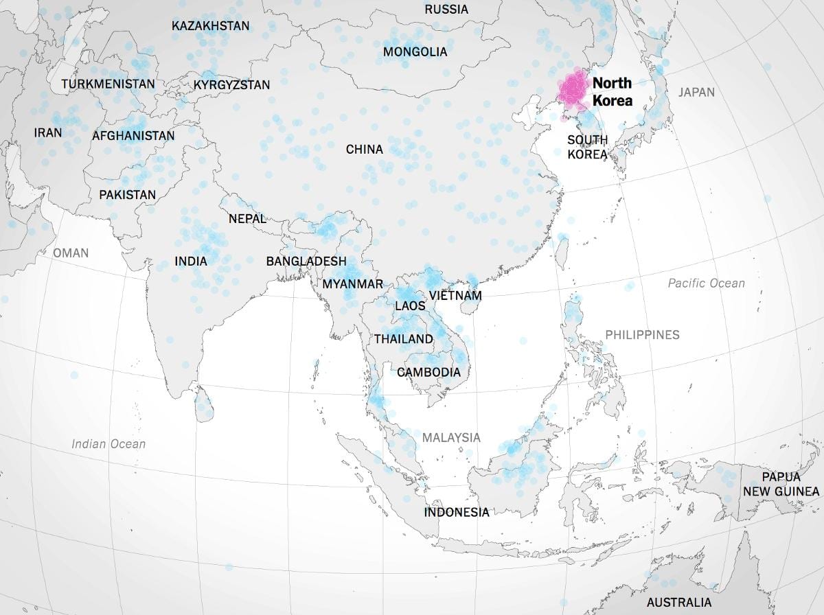 kaart van de afdeling onderzoek en de mapping maleisië