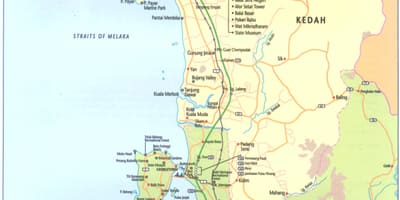 Maleisië kedah kaart