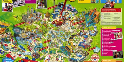 Kaart van legoland maleisië