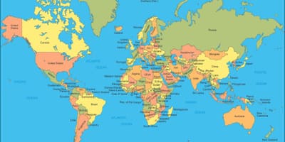 Maleisië locatie in de kaart van de wereld
